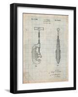 Pipe Cutting Tool Patent-Cole Borders-Framed Art Print