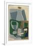 Pipe Et Paquet De Tabac, 1922-Juan Gris-Framed Giclee Print