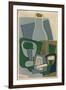 Pipe Et Paquet De Tabac, 1922-Juan Gris-Framed Giclee Print