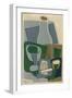 Pipe Et Paquet De Tabac, 1922-Juan Gris-Framed Giclee Print