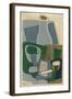 Pipe Et Paquet De Tabac, 1922-Juan Gris-Framed Giclee Print