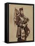 Pipe-Major Macdonald, 72nd (Duke of Albany's Own Highlanders) Regiment of Foot-Joseph Cundall and Robert Howlett-Framed Stretched Canvas