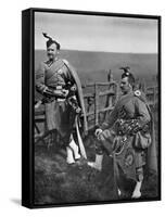 Pipe-Major Reith and Corporal-Piper Reith of the London Scottish, 1896-Gregory & Co-Framed Stretched Canvas