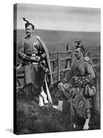 Pipe-Major Reith and Corporal-Piper Reith of the London Scottish, 1896-Gregory & Co-Stretched Canvas