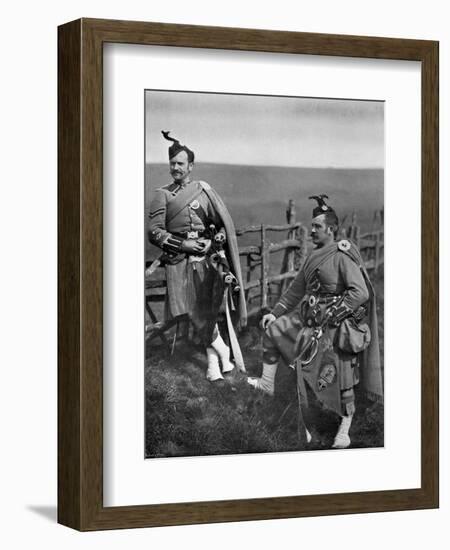 Pipe-Major Reith and Corporal-Piper Reith of the London Scottish, 1896-Gregory & Co-Framed Giclee Print