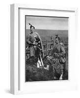 Pipe-Major Reith and Corporal-Piper Reith of the London Scottish, 1896-Gregory & Co-Framed Giclee Print