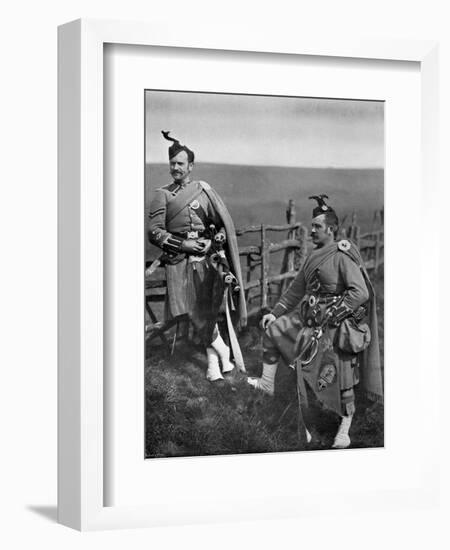 Pipe-Major Reith and Corporal-Piper Reith of the London Scottish, 1896-Gregory & Co-Framed Giclee Print