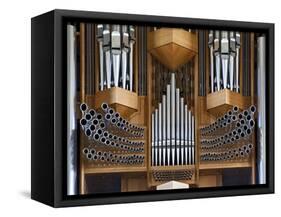 Pipe Organ, Hallgrimskirkja, Main Lutheran Church, Reykjavik, Iceland-Adam Jones-Framed Stretched Canvas