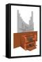 Pipe Organ, Musical Instrument-Encyclopaedia Britannica-Framed Stretched Canvas