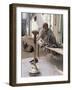 Pipe Smoker, Delhi, India-John Henry Claude Wilson-Framed Photographic Print