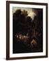 Pipe-Smoking Farmer Outside Doorway of His Cabin-Thomas Gainsborough-Framed Giclee Print