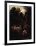 Pipe-Smoking Farmer Outside Doorway of His Cabin-Thomas Gainsborough-Framed Giclee Print