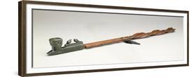 Pipe Stem, Chippewa, C.1850 (Wood and Metal)-American-Framed Premium Giclee Print