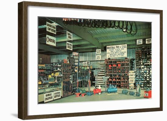 Pipe Supply Store-null-Framed Art Print