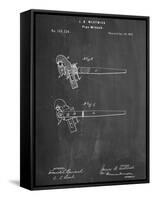 Pipe Wrench Tool Patent-null-Framed Stretched Canvas