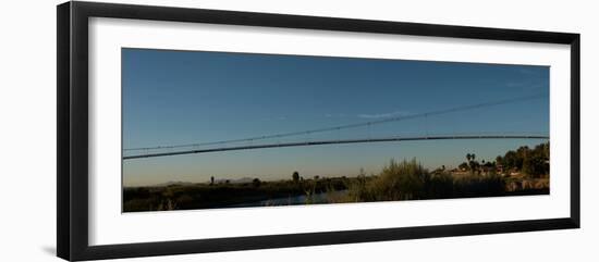 Pipeline Bridge over the Colorado River, Blythe, Riverside County, California, USA-null-Framed Photographic Print