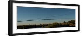 Pipeline Bridge over the Colorado River, Blythe, Riverside County, California, USA-null-Framed Photographic Print
