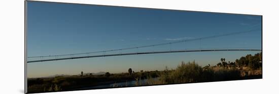 Pipeline Bridge over the Colorado River, Blythe, Riverside County, California, USA-null-Mounted Photographic Print