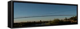 Pipeline Bridge over the Colorado River, Blythe, Riverside County, California, USA-null-Framed Stretched Canvas