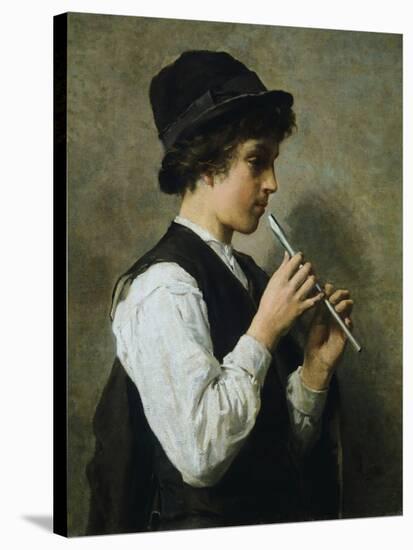 Piper, 1878-Silvestro Lega-Stretched Canvas