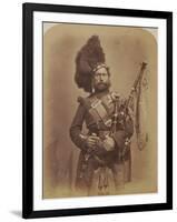 Piper David Muir, 42nd Highlanders-Joseph Cundall and Robert Howlett-Framed Photographic Print