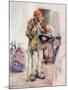 Piper in Brittany 1905-Mortimer Menpes-Mounted Art Print