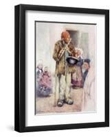 Piper in Brittany 1905-Mortimer Menpes-Framed Art Print