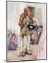 Piper in Brittany 1905-Mortimer Menpes-Mounted Art Print