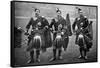 Pipers of the 1st Scots Guards, 1896-Gregory & Co-Framed Stretched Canvas