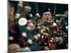 Pipers, Scotland, United Kingdom-Adam Woolfitt-Mounted Photographic Print