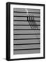 Pipes Make a Shadow on Facade-Bastian Kienitz-Framed Photographic Print