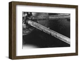 Pipes of an Oil Drilling Platform-null-Framed Photographic Print