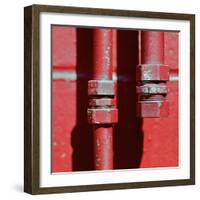 Pipes Square I-Gail Peck-Framed Photographic Print