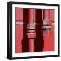 Pipes Square I-Gail Peck-Framed Photographic Print