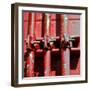 Pipes Square II-Gail Peck-Framed Photographic Print