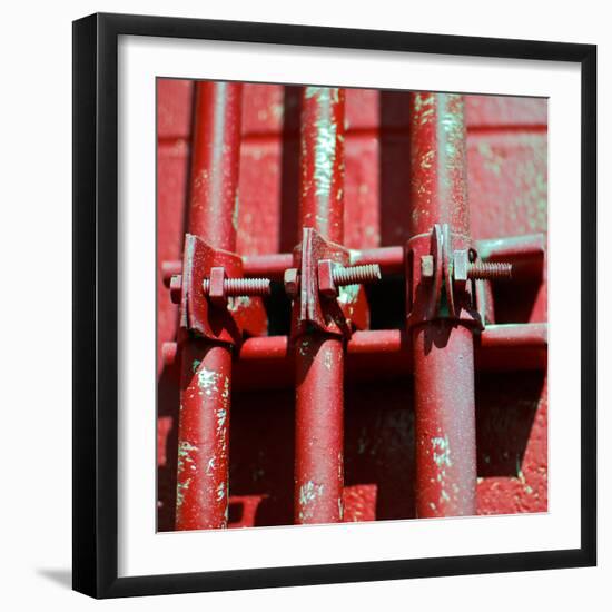 Pipes Square II-Gail Peck-Framed Photographic Print