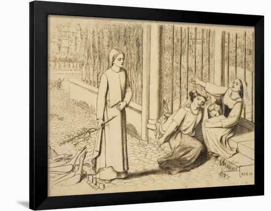 Pippa Passes, 1854-Elizabeth Eleanor Siddal-Framed Giclee Print