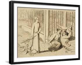 Pippa Passes, 1854-Elizabeth Eleanor Siddal-Framed Giclee Print