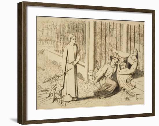 Pippa Passes, 1854-Elizabeth Eleanor Siddal-Framed Giclee Print