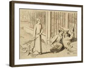 Pippa Passes, 1854-Elizabeth Eleanor Siddal-Framed Giclee Print