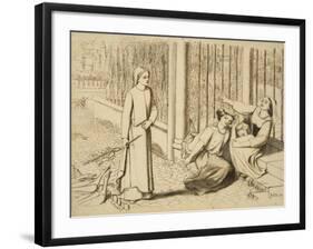 Pippa Passes, 1854-Elizabeth Eleanor Siddal-Framed Giclee Print