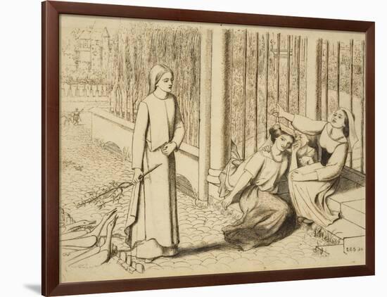 Pippa Passes, 1854-Elizabeth Eleanor Siddal-Framed Giclee Print