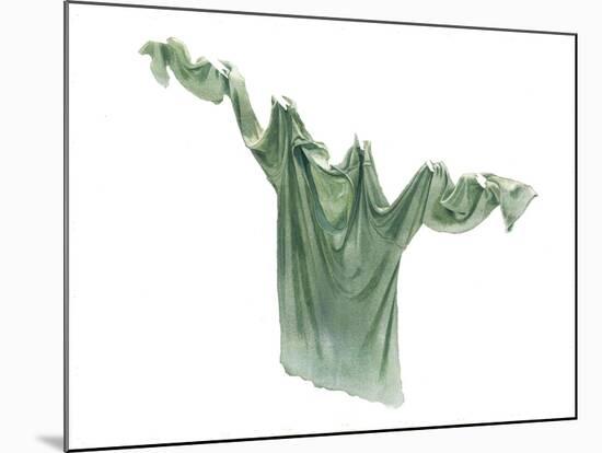 Pippa's Pale Green T-Shirt, 2003-Miles Thistlethwaite-Mounted Giclee Print