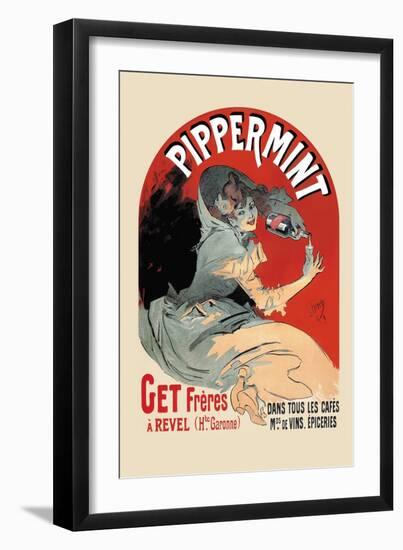 Pippermint-Jules Ch?ret-Framed Art Print