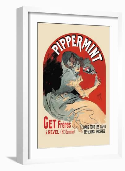 Pippermint-Jules Chéret-Framed Art Print