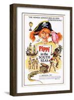 Pippi in the South Seas, (Aka Pippi Langstrump Pa De Sju Haven), Inger Nilsson, 1970-null-Framed Art Print