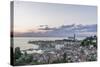 Piran at Sunset-Rob Tilley-Stretched Canvas