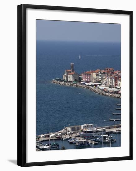 Piran, Istria, Adriatic Coast, Slovenia, Europe-Angelo Cavalli-Framed Photographic Print