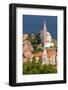 Piran, Primorska, Slovenia. Overeall view of the town and of St. George's cathedral from the Tow...-null-Framed Photographic Print