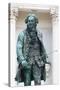 Piran, Primorska, Slovenia. Statue of Giuseppe Tartini, 1692-1770, violinist and composer born i...-null-Stretched Canvas